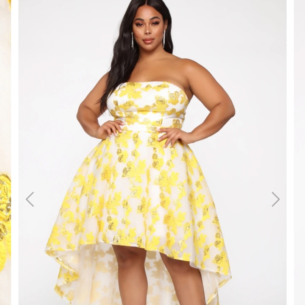 Glowing Flower HighLow Gown